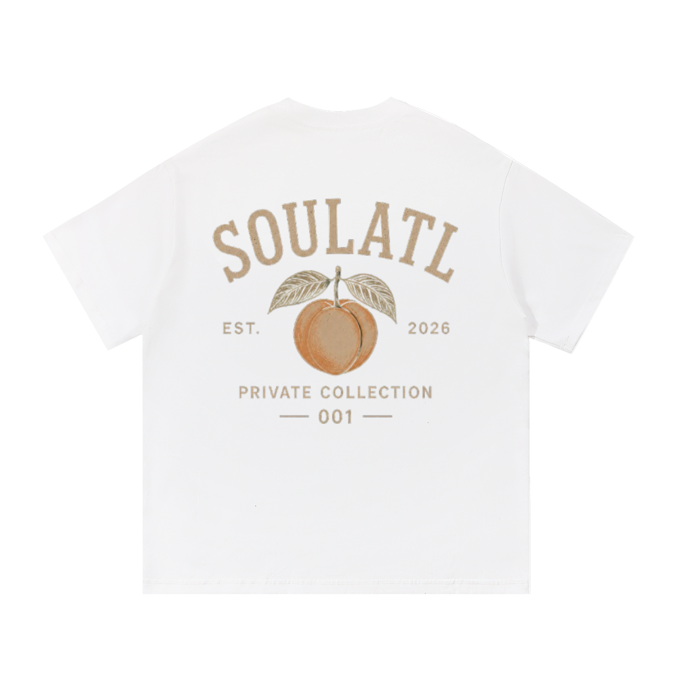 soulATL "peach" graphic tee