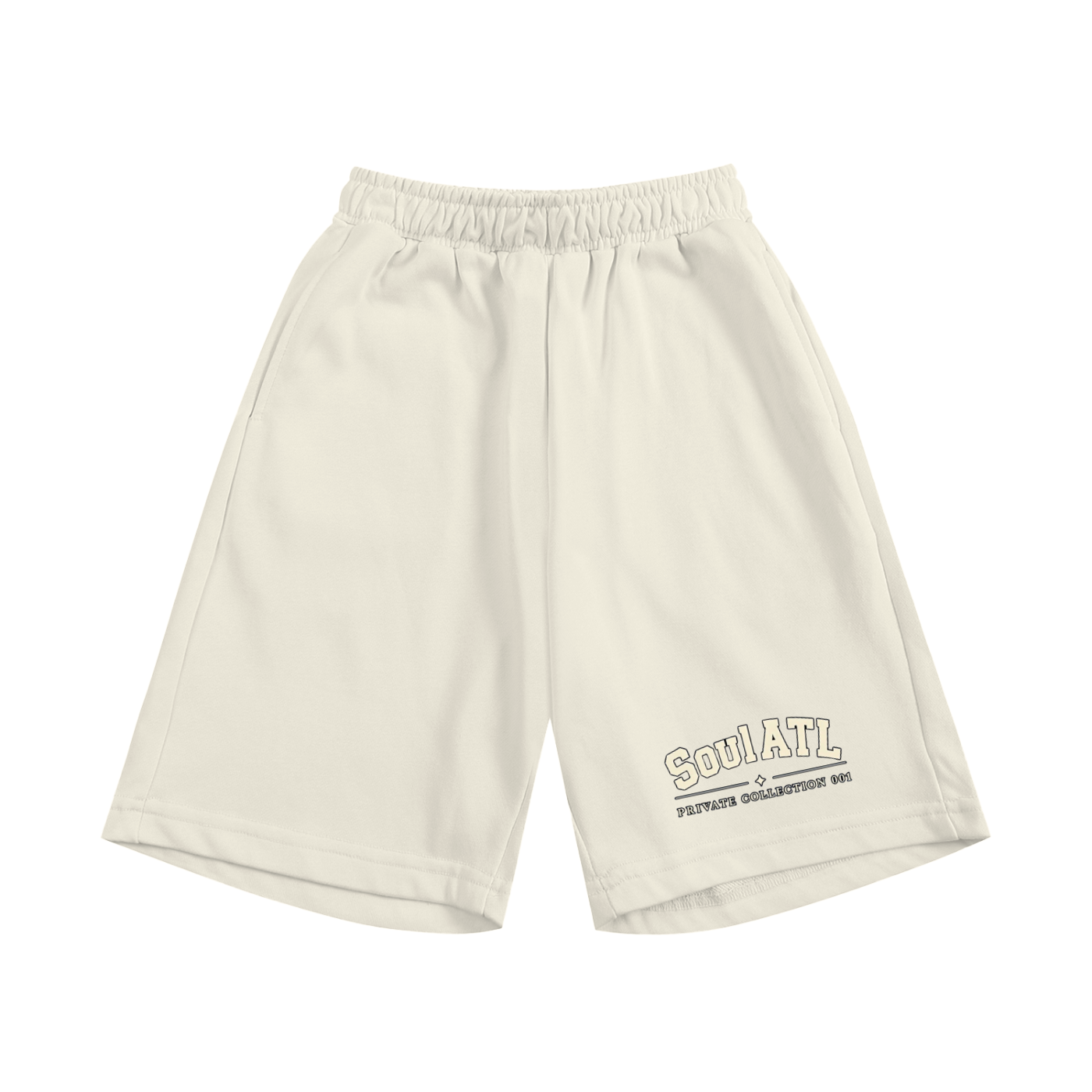 Kids SoulATL baggy cotton shorts